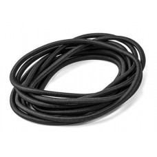 Rubber cord (ø5 mm) - colour: Black 1meter