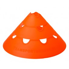     Jumbo Perforated Cones ø 30 cm single orange
