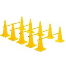 Cone Hurdles  Set of 5 Height 52 cm Yellow