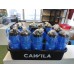 Cawila set of 12 drinking bottles with holder 700ml 